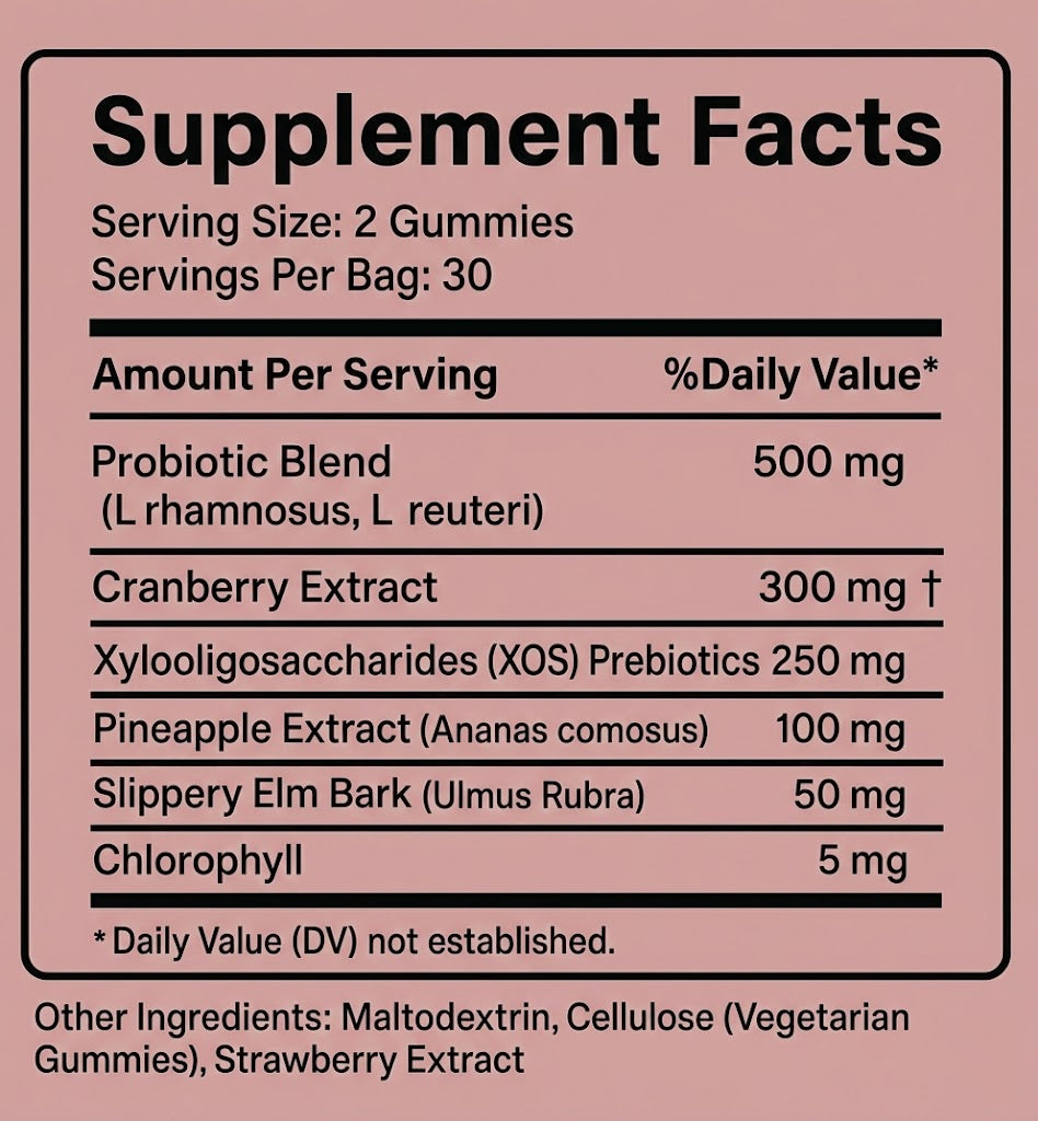 Feminine Wellness Probiotic Gummies